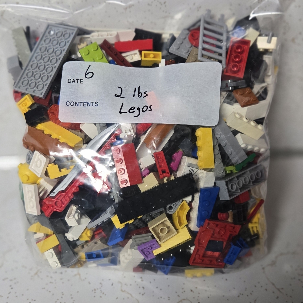 Loose Mixed Building Bricks - Multicolor Bag